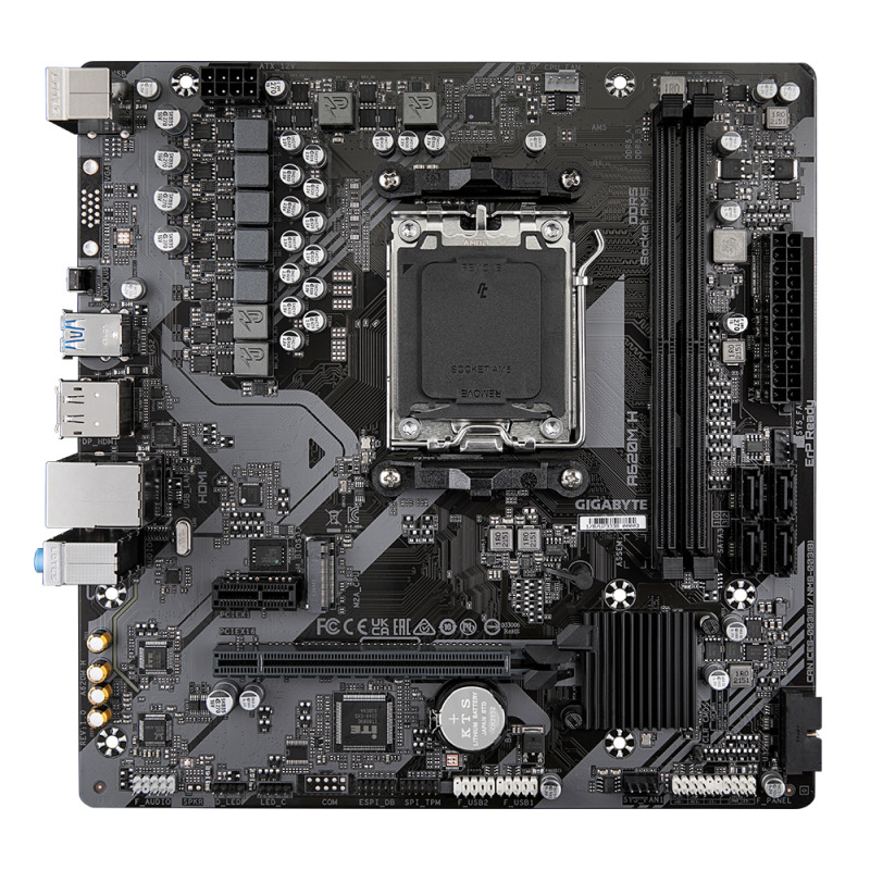 TARJETA MADRE GIGABYTE A620M H / SOCKET AM5 / DDR5 / DP / HDMI / MICRO ATX / GAMA BASICA image 2
